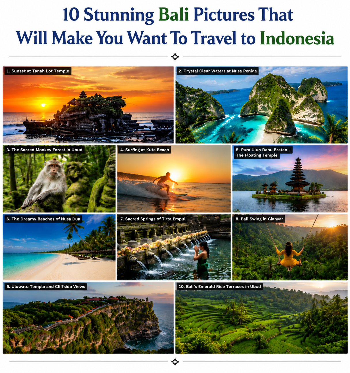 10 Stunning Bali Pictures That Will Make You Want To Travel to Indonesia