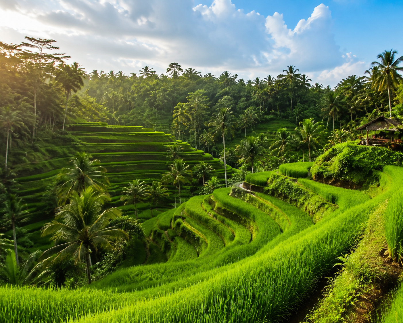 Bali’s Emerald Rice Terraces in Ubud