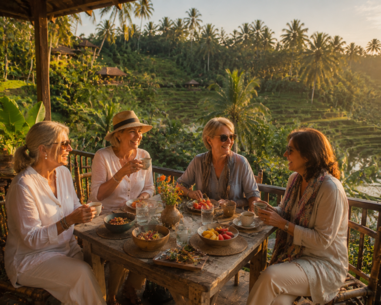 people enjoying in bali